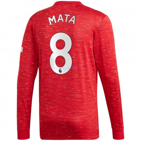 Herre Fotballdrakter Manchester United Juan Mata 8 Hjemme 2020-21 Langermet